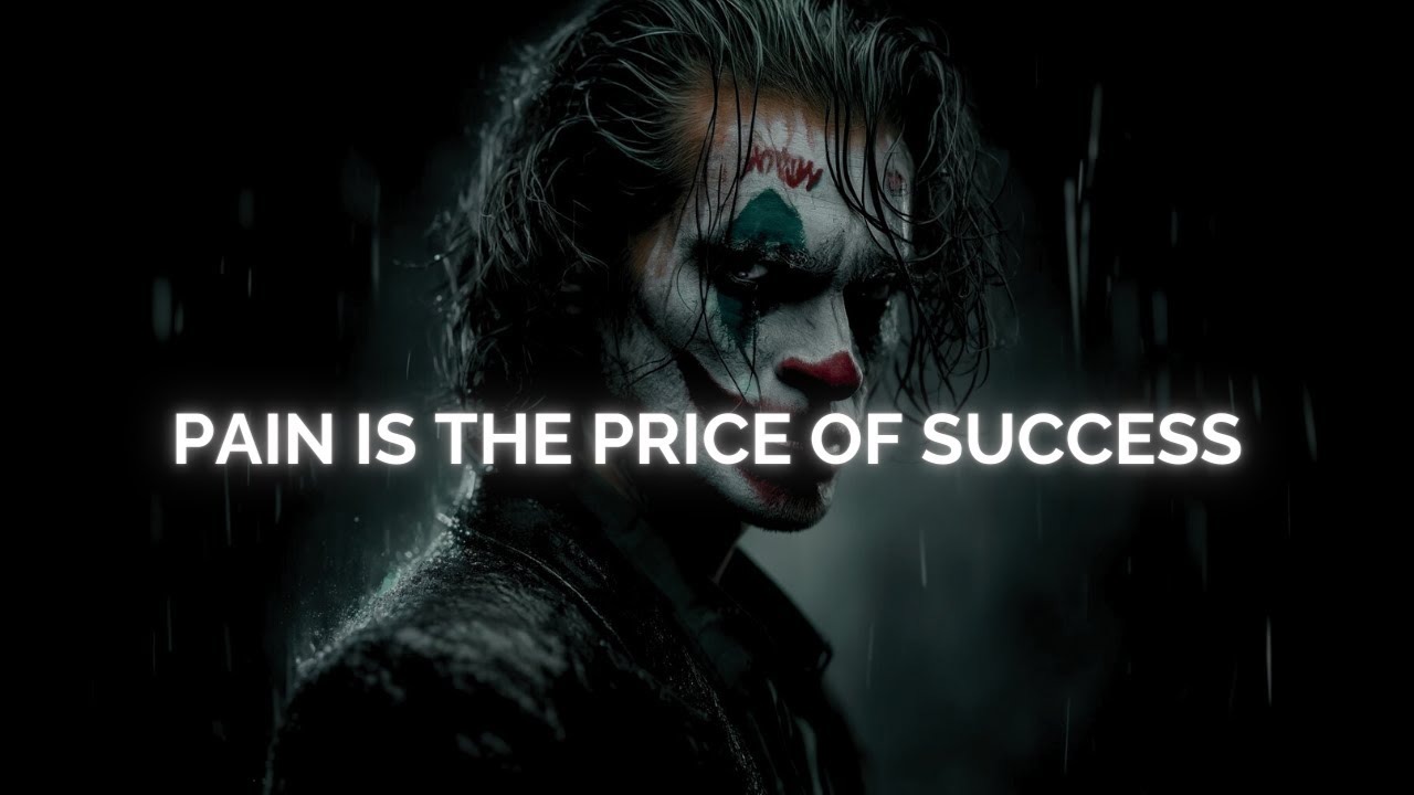 Pain is the price of success - Joker Dark Motivation Speech