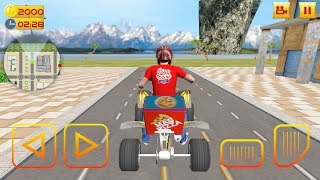 Modern ATV Pizza Delivery Boy Game || ATV Bike Deliver Games || Bike Games || Bike Racing Games screenshot 4