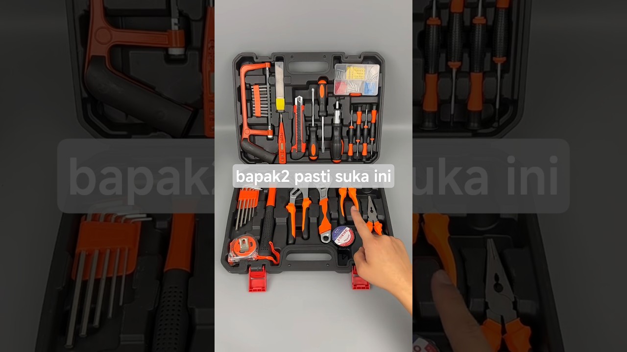 toolkit set. perlengkapan peralatan tukang