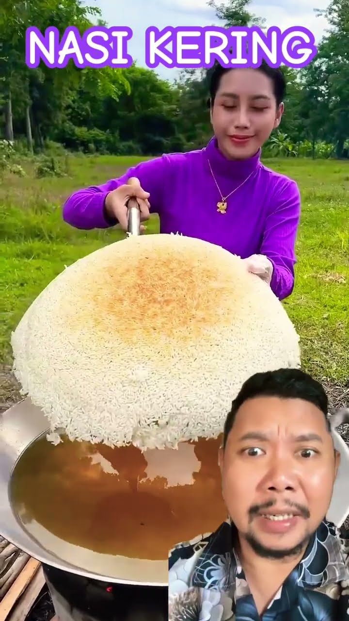 GORENG NASI KERING!!!?? #food #crispy #cooking #recipe #shortsfeed