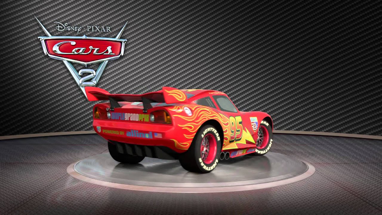 Cars 2: Turntable Lightning McQueen 