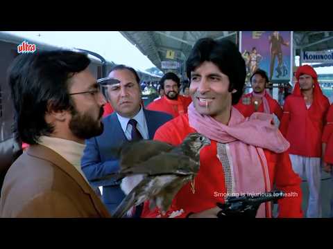 Bachpan Se Sir Pe Allah Ka Hath Hain Aur Allah Rakha Hain Apne Sath - Amitabh Bachchan Coolie Scene