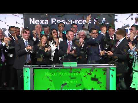 Nexa Resources S.A. Opens Toronto Stock Exchange, October 27, 2017