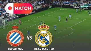 REAL MADRID vs ESPANYOL | La liga League 2026 Match Simulation | eFootball PES 21 Gameplay