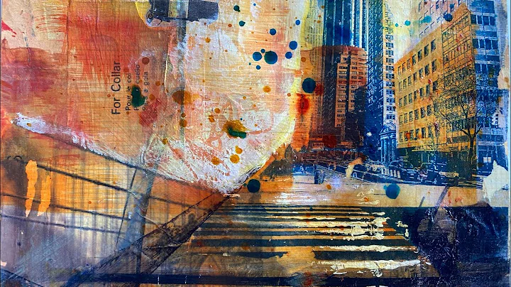 HOW TO create an ABSTRACT COLLAGE: urban landscape...