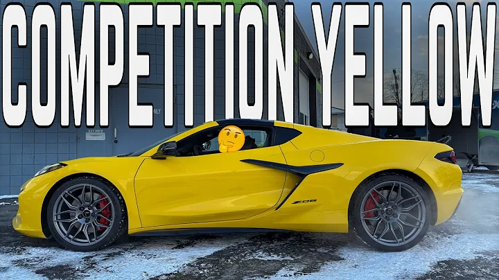 Is COMPETITION YELLOW the NICEST Yellow On a C8 Corvette Z06?!