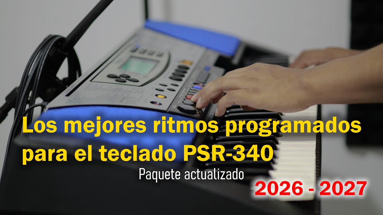 Keypad Ritmo Los mejores ritmos programados para el teclado PSR-340 | Paquete ...