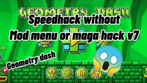 Speedhack GD without mod menu or hacks