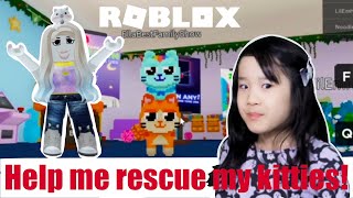 Have fun rescuing cute Kittens with Ella and Mommy! We play Cats Morphs: Friend Rescue in Roblox