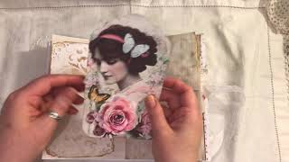 Letters to Rose soft cover Shabby vintage junk journal screenshot 4