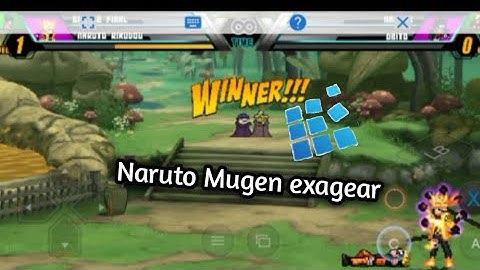 NARUTO AND SASUKE VS OBITO AND NARUTO | NARUTO MUGEN PC/ANDROID EXAGEAR