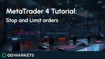 MT4 Trading Tutorial - Stop and Limit Orders in MetaTrader4