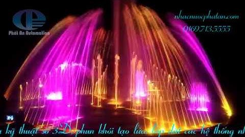 Nhạc nước âm sàn phun nước nghệ thuật