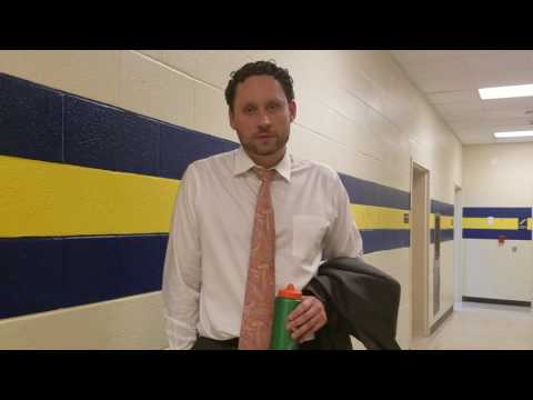 Post game interview with coach Namolik following loss to West Liberty
