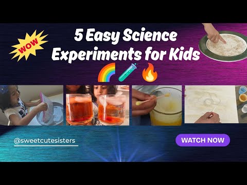 5 Easy & Amazing Science Experiments for Kids | Fun STEM Activities at ...