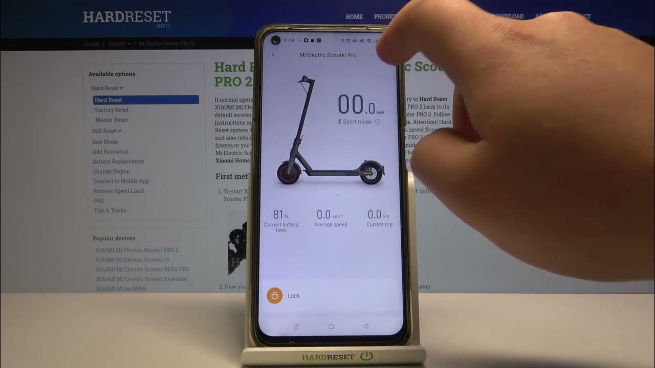 Xiaomi Mi Pro 2 Scooter speed hack 
