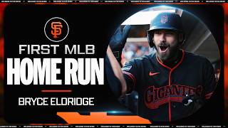 Bryce Eldridge CRUSHES his FIRST MLB home run! 🤩💪 (Giants #1 prospect goes DEEP!)