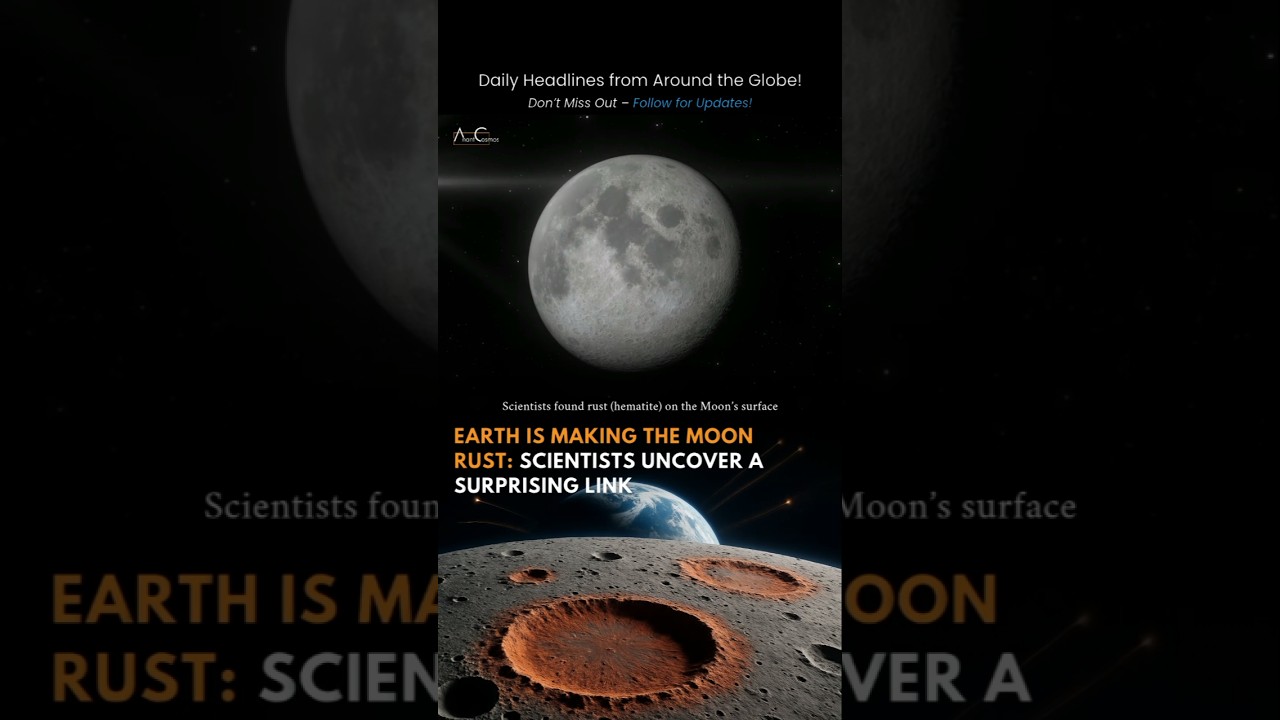 The Moon Is Rusting – Because of Earth! 🌍
