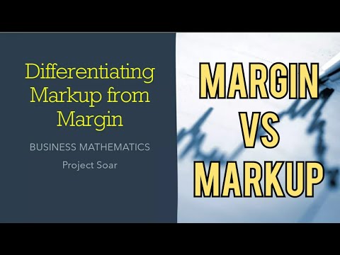 Video: Bakit mas mahusay ang margin kaysa markup?