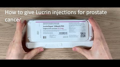How to give a lucrin injection