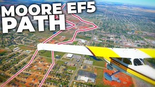 STILL VISIBLE TODAY! | Finding TORNADO PATHS in MICROSOFT FLIGHT SIMULATOR