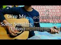 Give me some sunshine  3 idiots  easy guitar chords lessoncover strumming pattern progressions