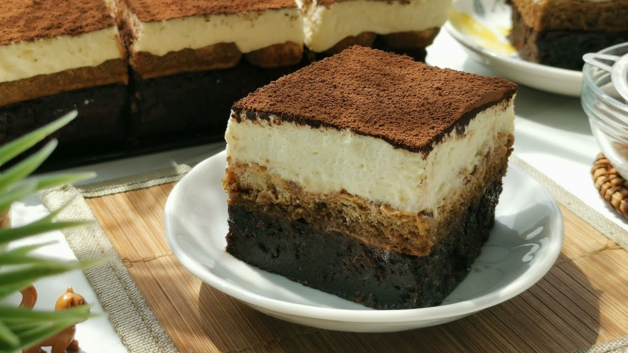 Tiramisu Brownies | Resepi mudah