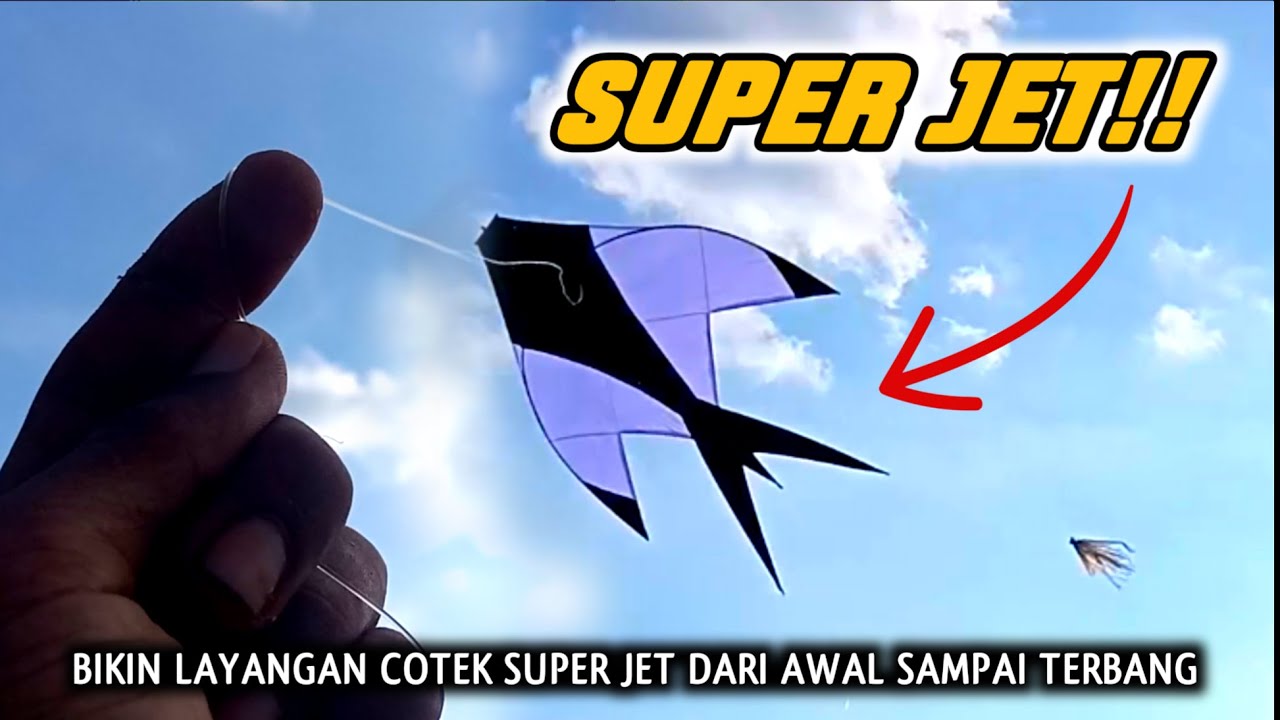Layangan Jet Yuk bikin layangan SUPER JET!!,mudah lengkap dgn ukuran | TURTORIAL ...