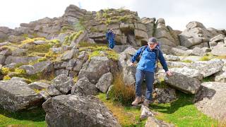 Dartmoor hike to Belstone Tor in high winds