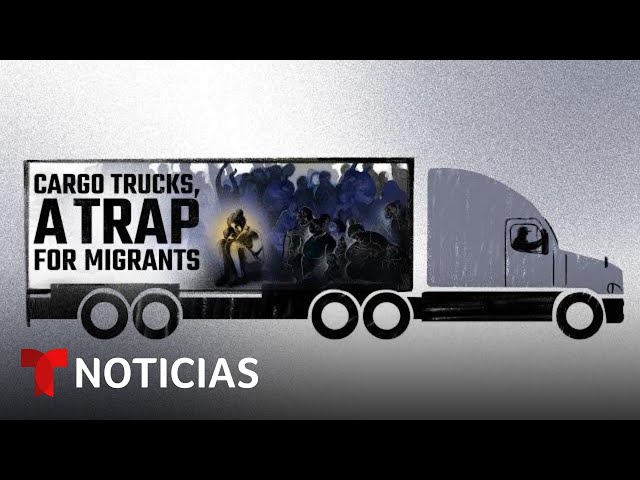 More migrants are traveling inside cargo trailers through Mexico on their way to the US border