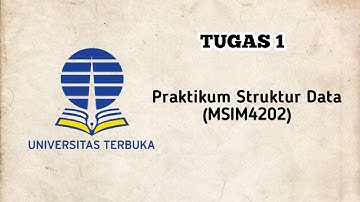 STRUKTUR DATA PRAKTIKUM UNIVERSITAS TERBUKA TUGAS 1 - BAHASA PEMROGRAMAN JAVA. dengan VS Code