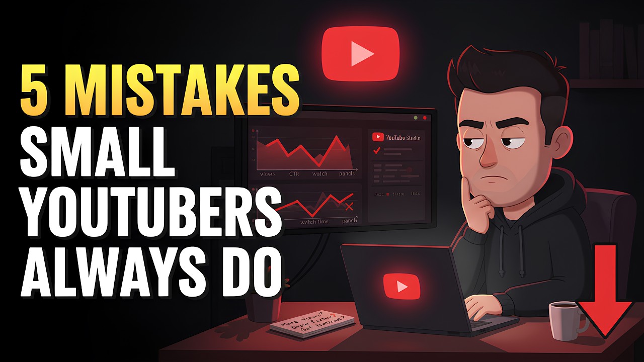 Small YouTuber? Stop Making These 5 Growth-Killing Mistakes! - YouTube