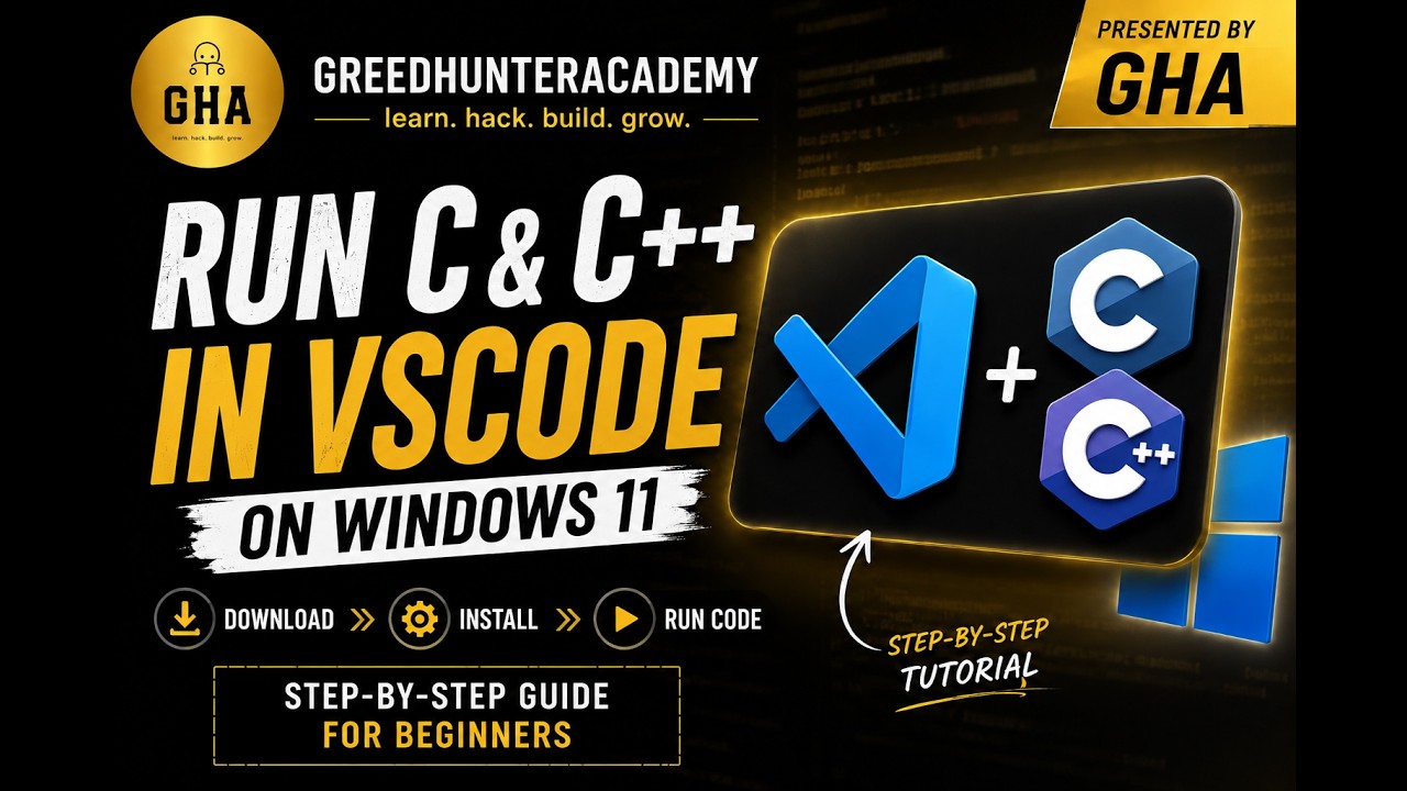 How To Run C and CPP In vsCode On Windows 11 | Step-by-Step for ...