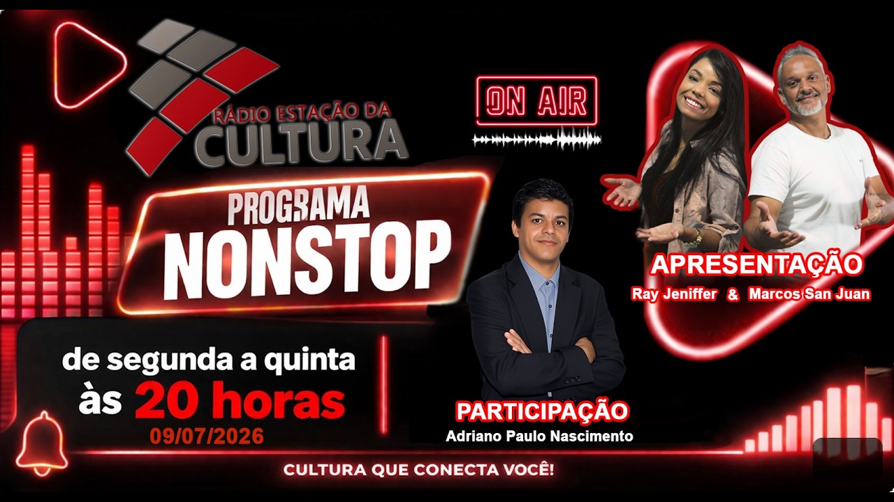 Programa Nonstop - Adriano Paulo Nascimento, professor de Educação Física, escritor, comunicador