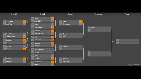 Michael (TR) Vs. Frodo (BL)  1/3 (Terraces)