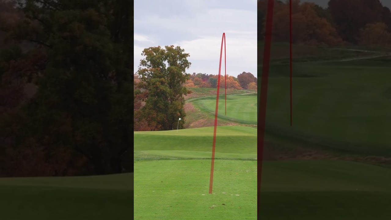 Tough par 3 / crosswind!