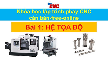 Khóa học lập trình CNC căn bản online-free-Bài 1: Hệ tọa độ