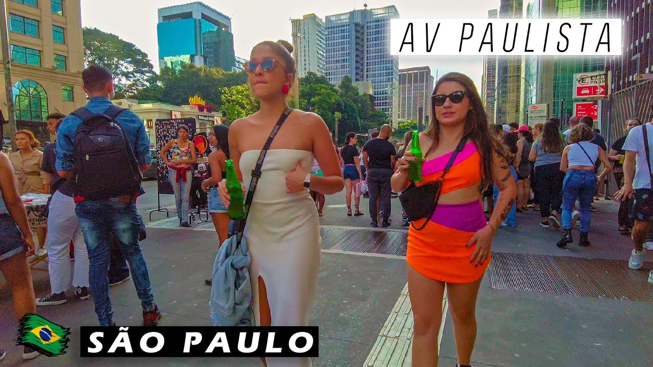 🇧🇷 ПРОГУЛКА ПО АВЕНИДА ПАУЛИСТА — СЕРДЦУ САН-ПАУЛУ, Бразилия 【4K UHD】