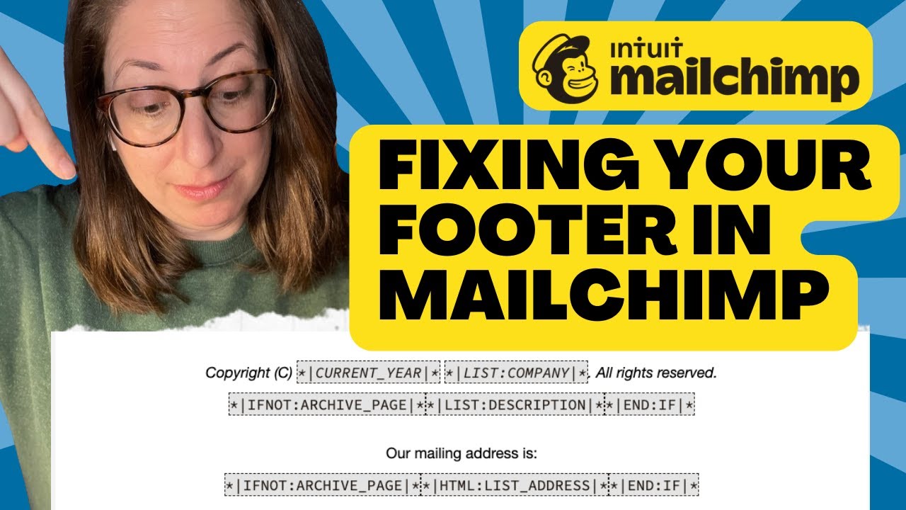 Fixing Your Mailchimp Footer