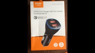 Anker ROAV SmartCharge 2 Port USB Vehicle Fast Phone Tablet iPhone iPad Charger R5121J15 6297942