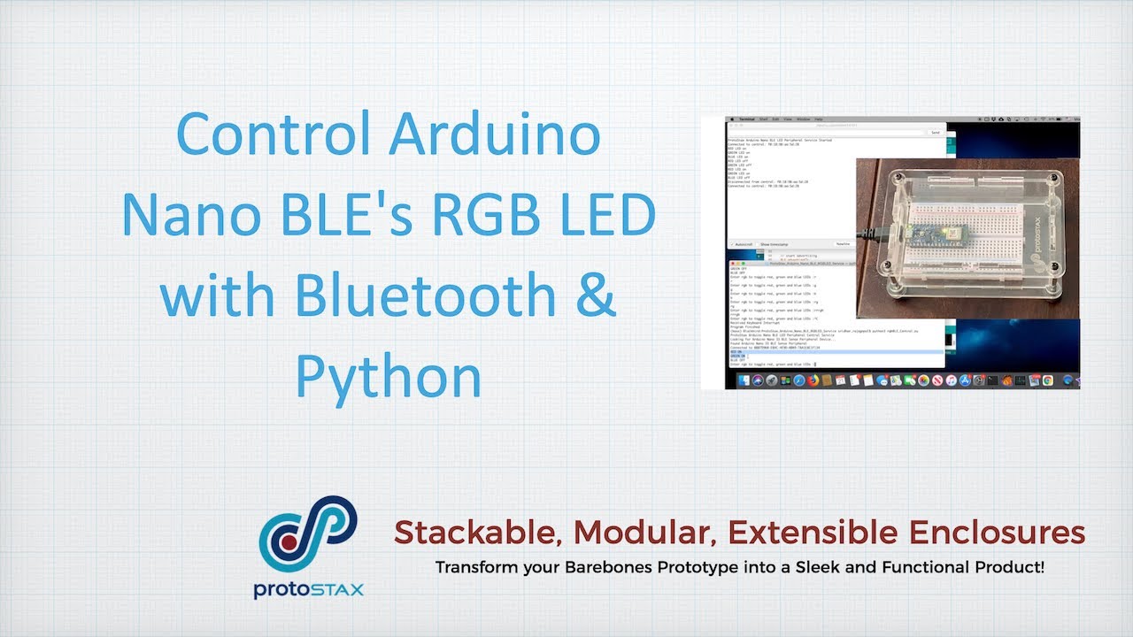 Control Arduino Nano Ble With Bluetooth  Python