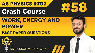 Past Paper Questions (Part 1) | Work, Energy and Power | 9702 AS Physics Urdu/Hindi