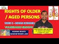 Human rights of older persons  2  indian scenario  human rights  humanitarian law
