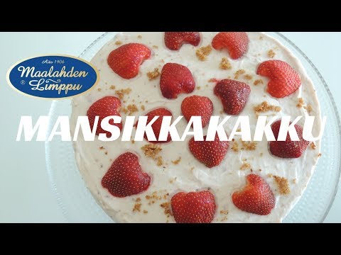 Leivoin mansikkakakun miehelle hänen syntymäpäivän kunniaksi. Tässä ohje millä minä teen yleensä pie. 