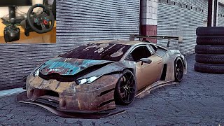 Abandoned Lamborghini Huracan: The Ultimate Restoration in NFS Heat!