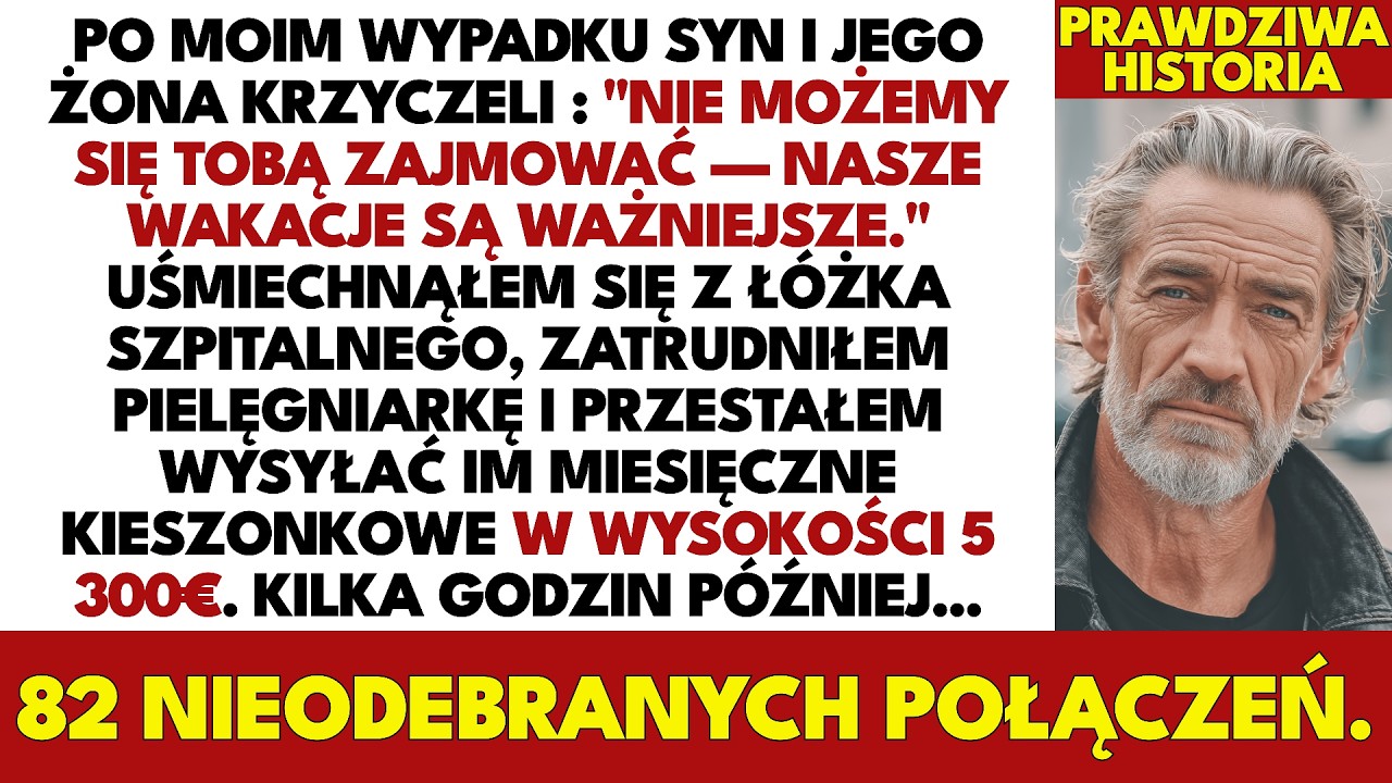Syn Wyparł Się Mnie Po Wypadku — Jego Mina Była Bezcenna Gdy Odciąłem Płatności