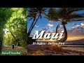 Maui 27 sights including lahaina before the fire  hawaii 4k