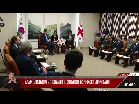 საპარლამენტო დელეგაციის ვიზიტი სამხრეთ კორეაში