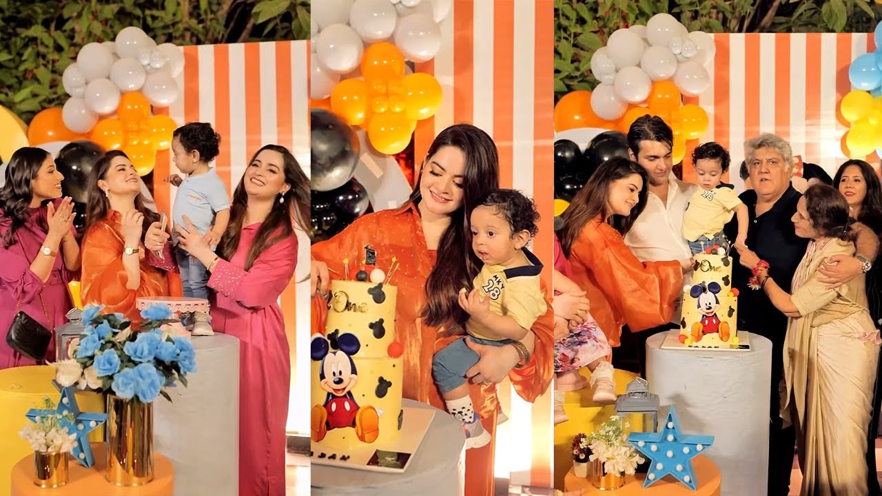Minal Khan Son Hassan Ikram Grand Birthday Bash - Official Video Highlights