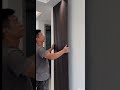 Modern TV Wall Makeover with PVC Marble Panels